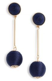 Halogen   Mod Ball Drop Earrings in Navy at Nordstrom